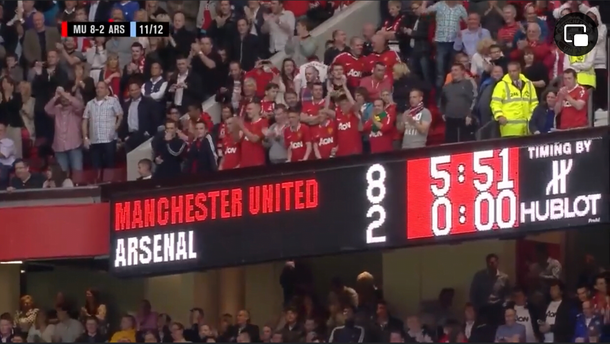 12 Years Ago Today Manchester United Humiliated Arsenal at Old Trafford